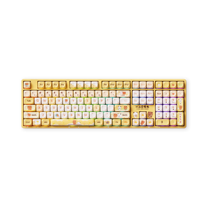 Akko Dudu and Bubu 5108B Yellow Full Size Keyboards