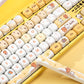 Akko Dudu and Bubu 5108B YellowFull Size Keyboards Details