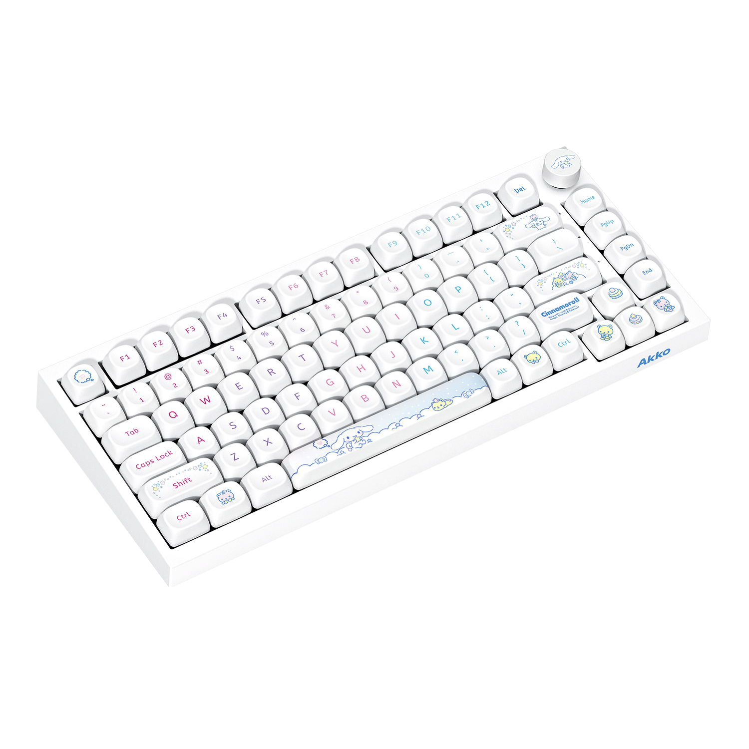 Akko Cinnamoroll 5075 V5 Mechanical Keyboard Left Side Details