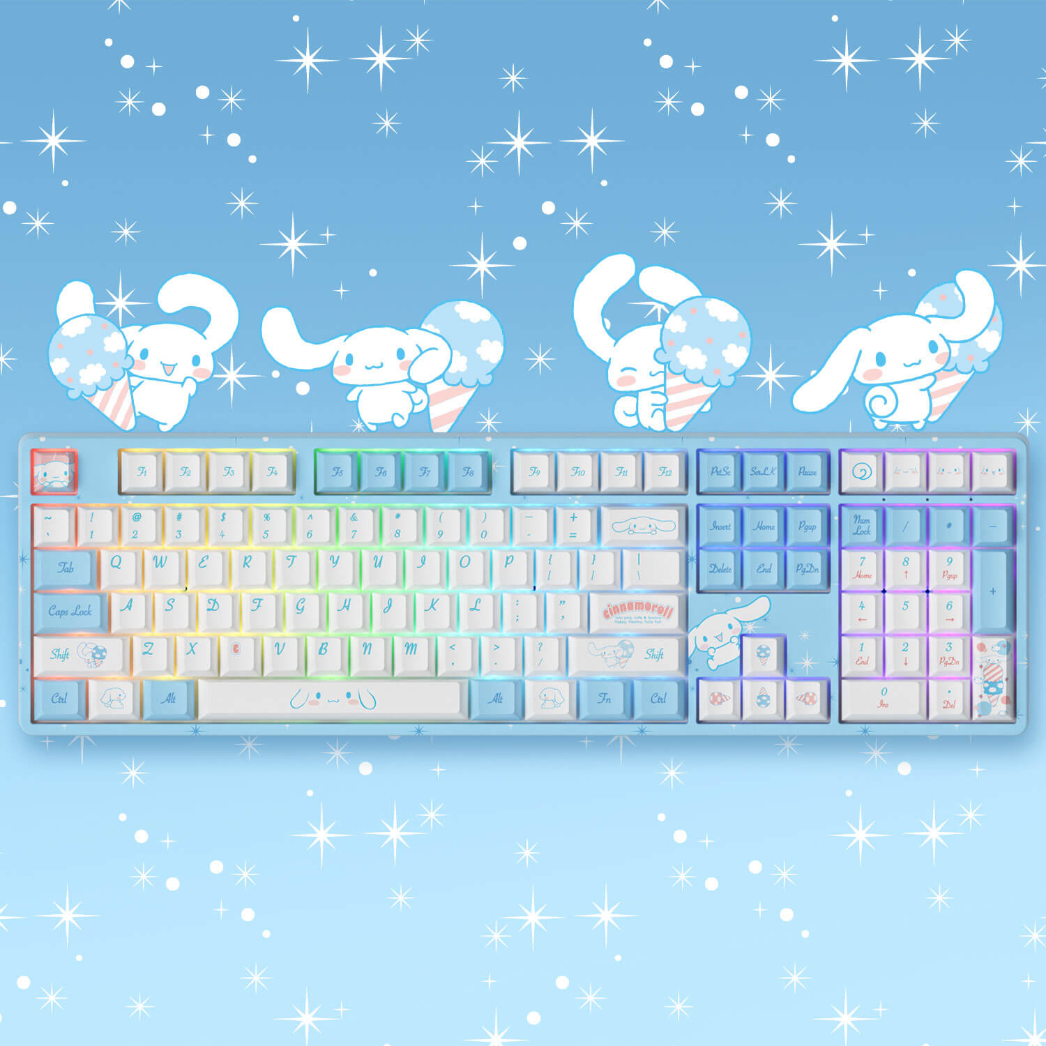 Cinnamoroll 5108S Wireless Mechanical Keyboard