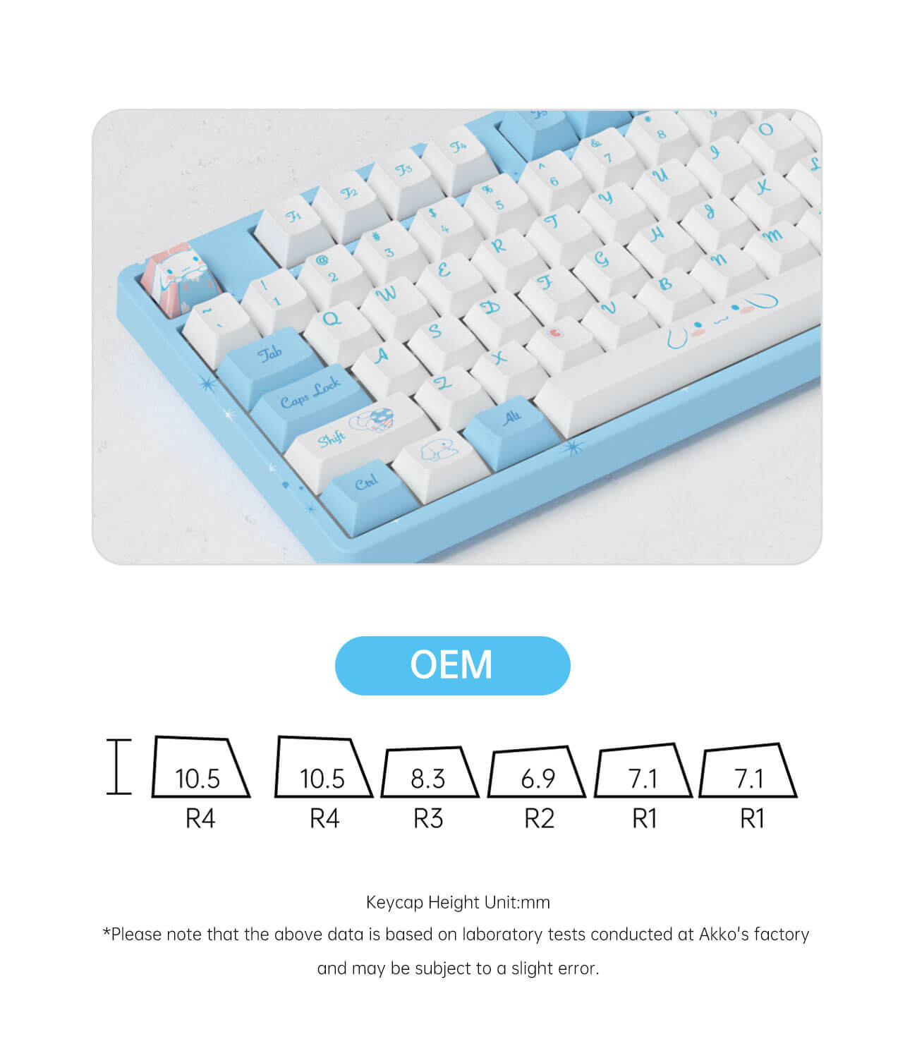 Cinnamoroll 5108S Kabellose Mechanische Tastatur