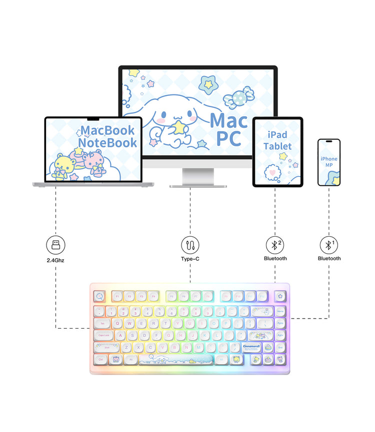 Cinnamoroll ACR TOP 75B support for mac, pad and phone for phone