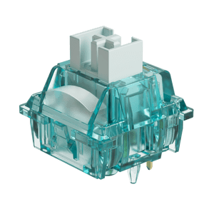 Akko Creamy Cyan Switch Close View