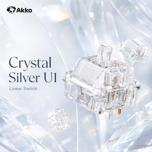 Crystal Silver U1 Switch (Linear, 45pcs)