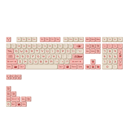 Bear Theme Keycaps Set (122 Keys) 