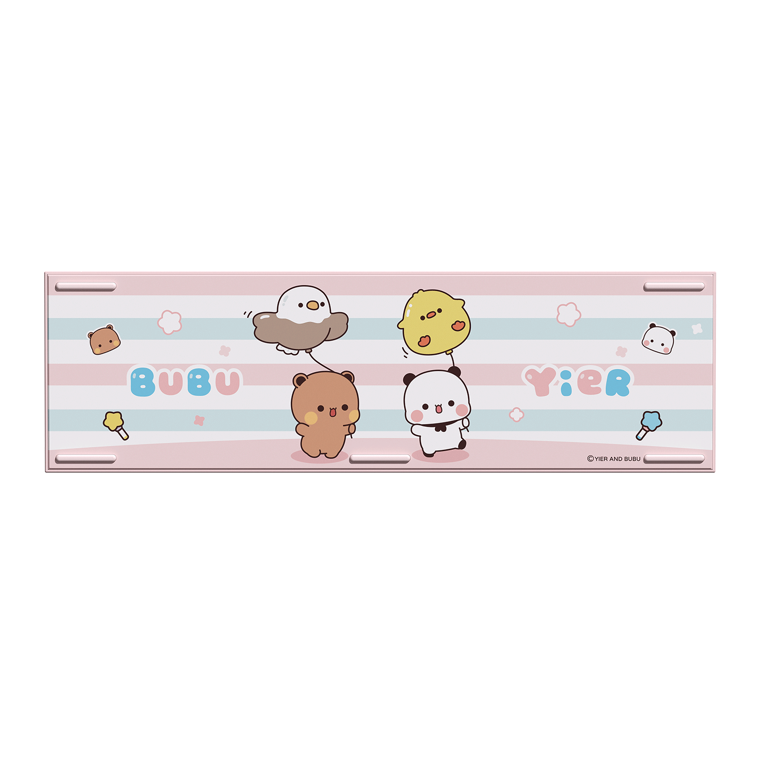 Akko Dudu and Bubu 5108 V5 Mechanical Keyboard Pink Back