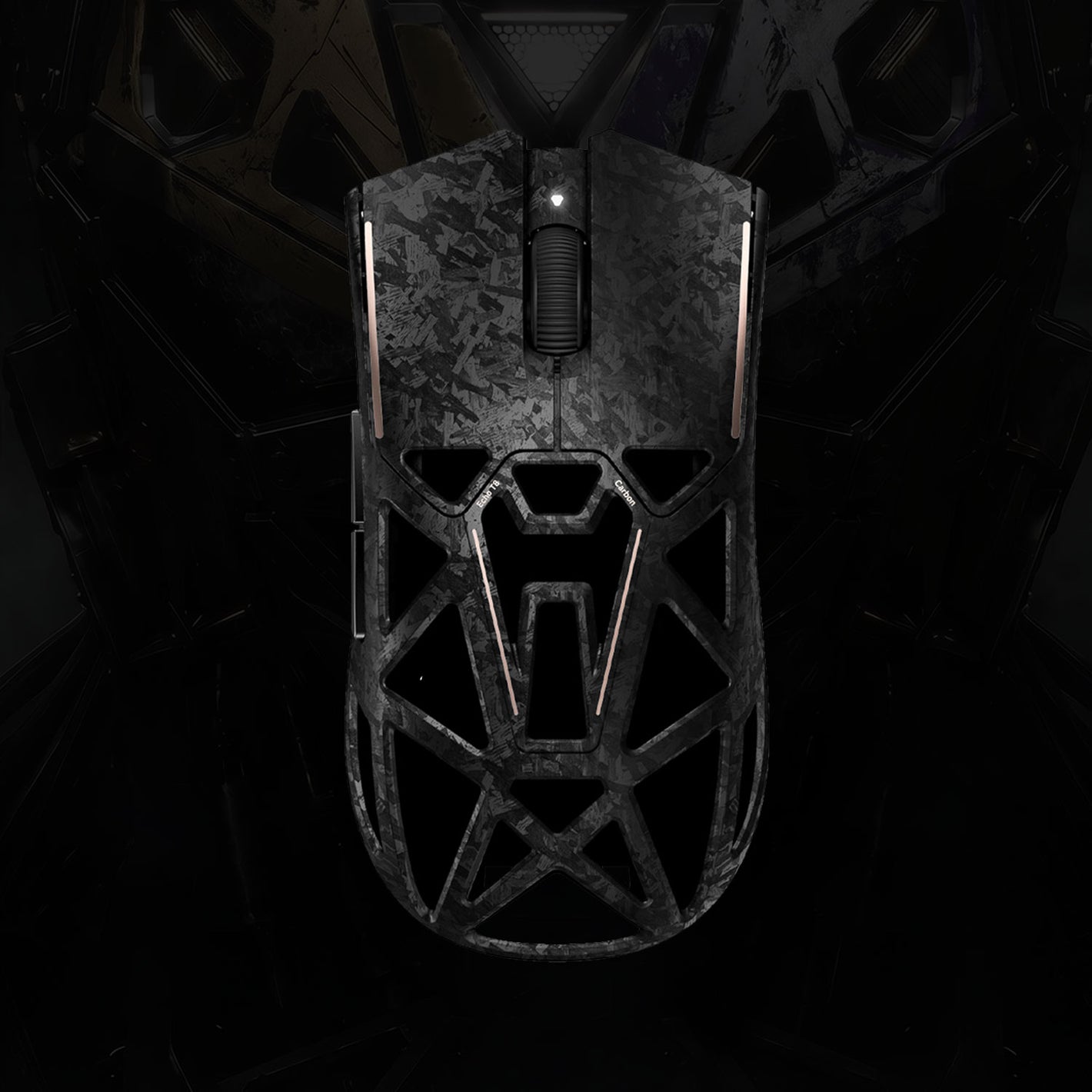 Akko Echo Carbon Fiber Gaming Mouse Design Details