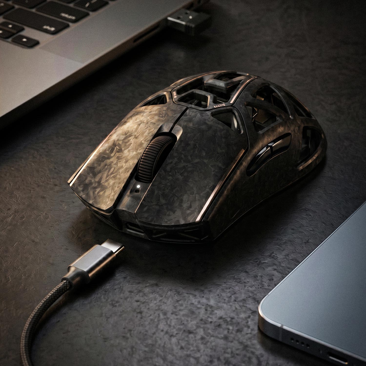 Akko Echo Carbon Fiber Gaming Mouse Multi Mode