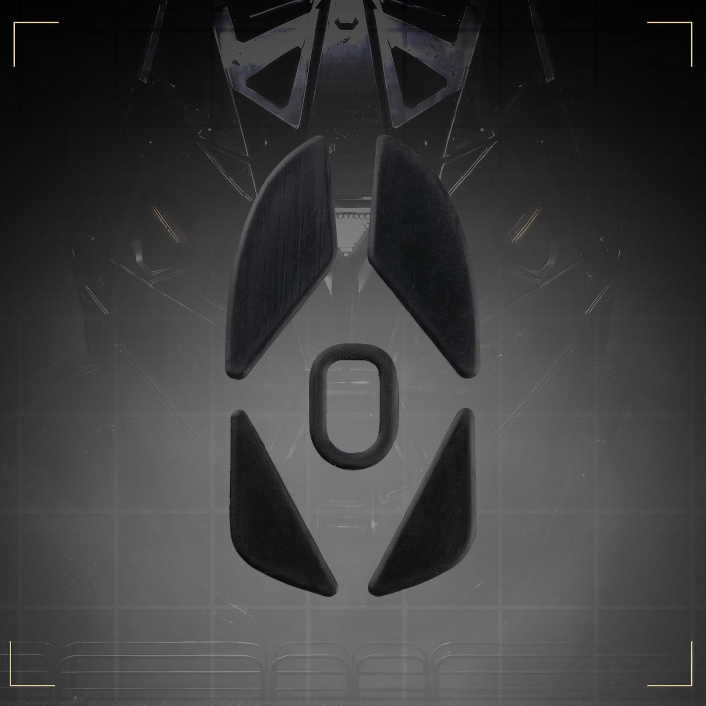 Akko Echo Carbon Fiber Gaming Mouse Feet Details
