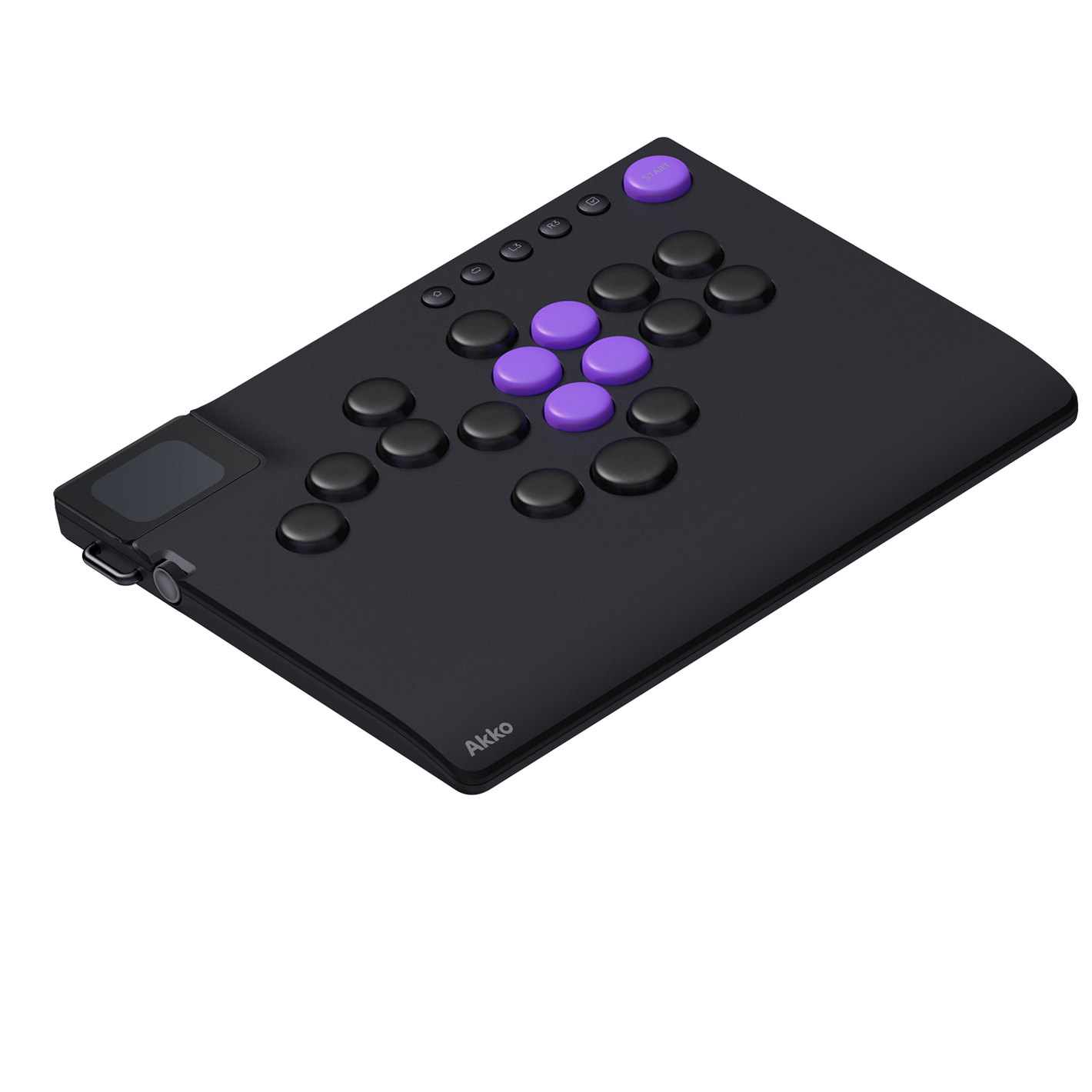 Akko FUNBOX Arcade Controller Left Side Details