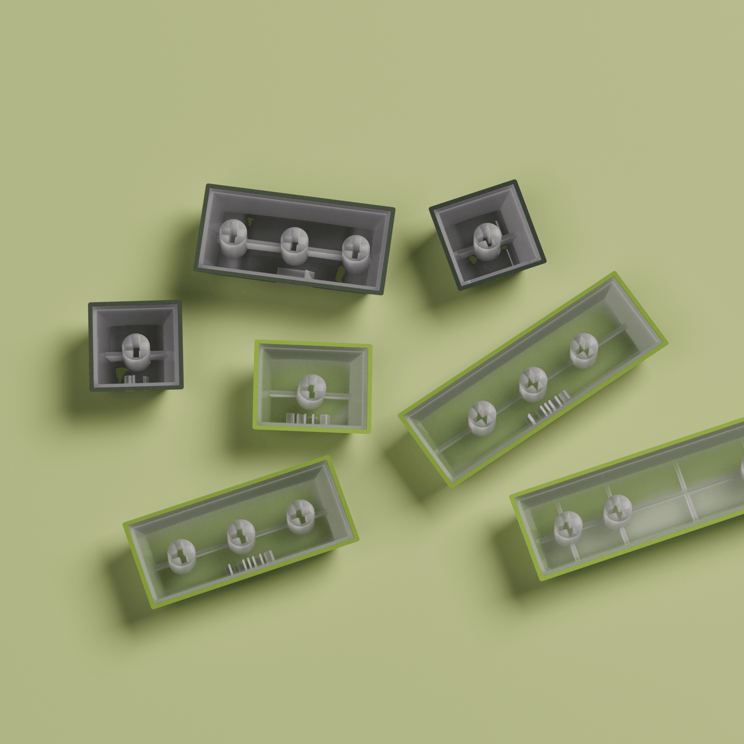 Akko Forest Gradient Keycap Set Cherry Profile MX Switch Compatibility