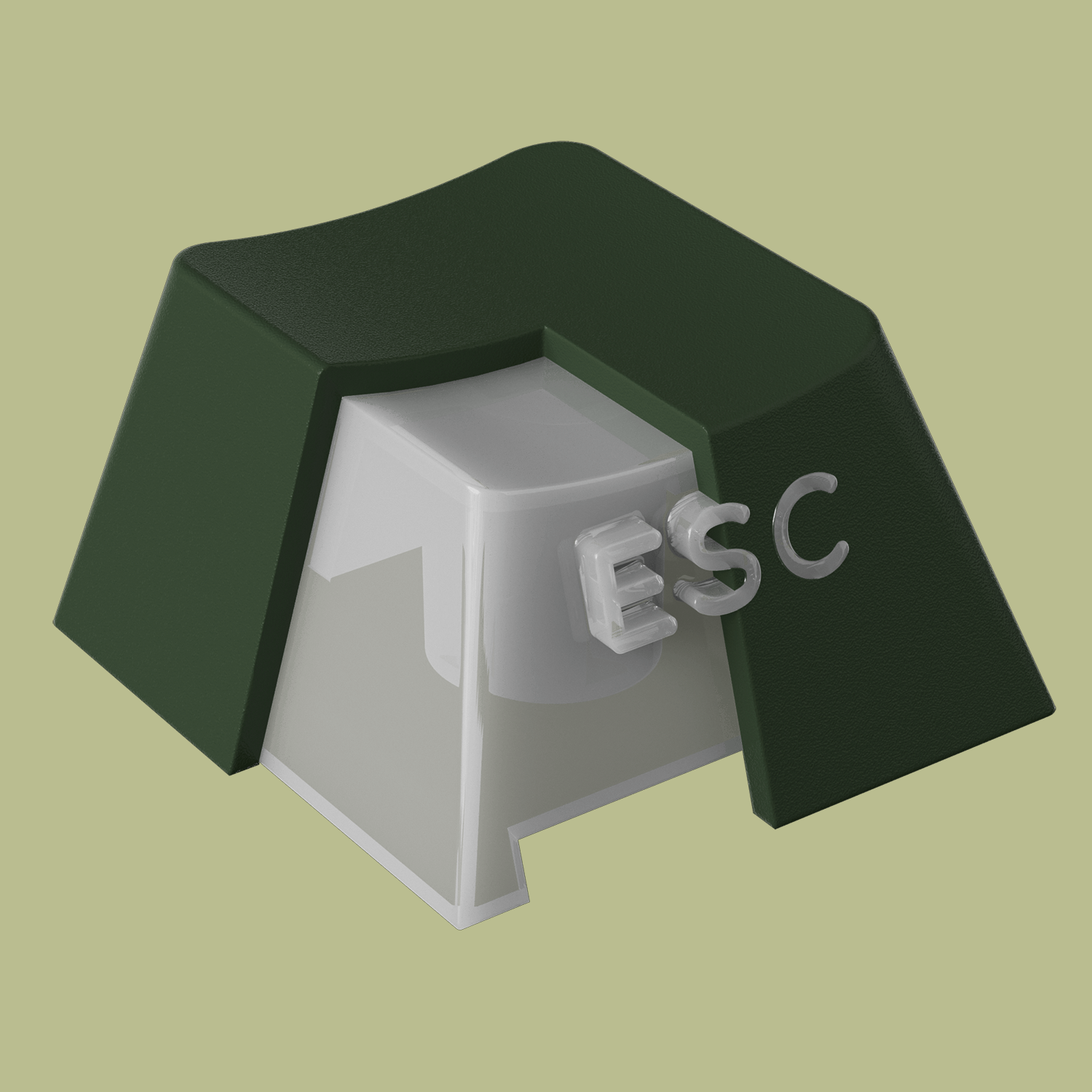 Akko Forest Gradient Keycap Set PC PBT Double Shot Keycaps