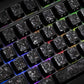 Akko Glassy Carbon Fiber Keycaps RGB Details