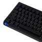 Akko Glassy Carbon Fiber Keycaps Black Details