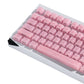 Akko Glassy Carbon Fiber Keycap Set Pink Details