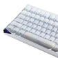 Akko Glassy Carbon Fiber Keycap Set White Details