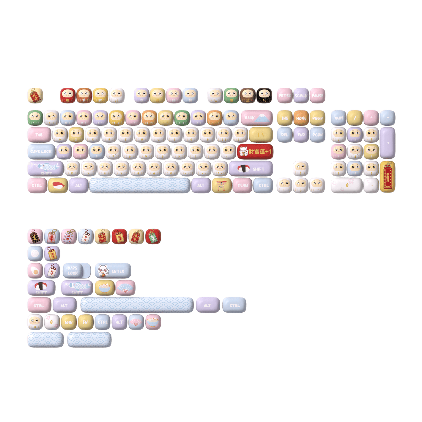 Good Luck Charm Keycap Set (138 Keys)