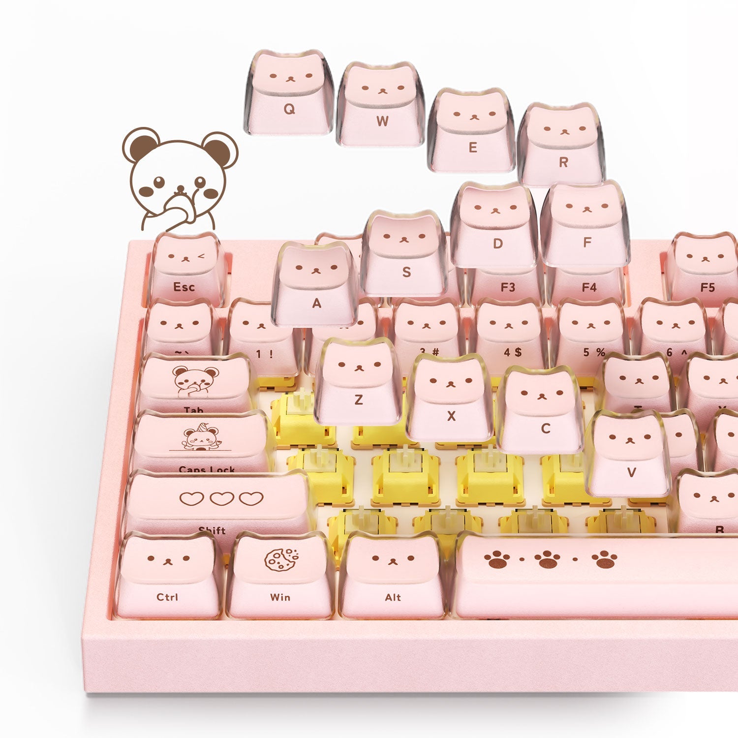Akko Greedy Bear 5108 V5 Mechanical Keyboard Hot Swappable