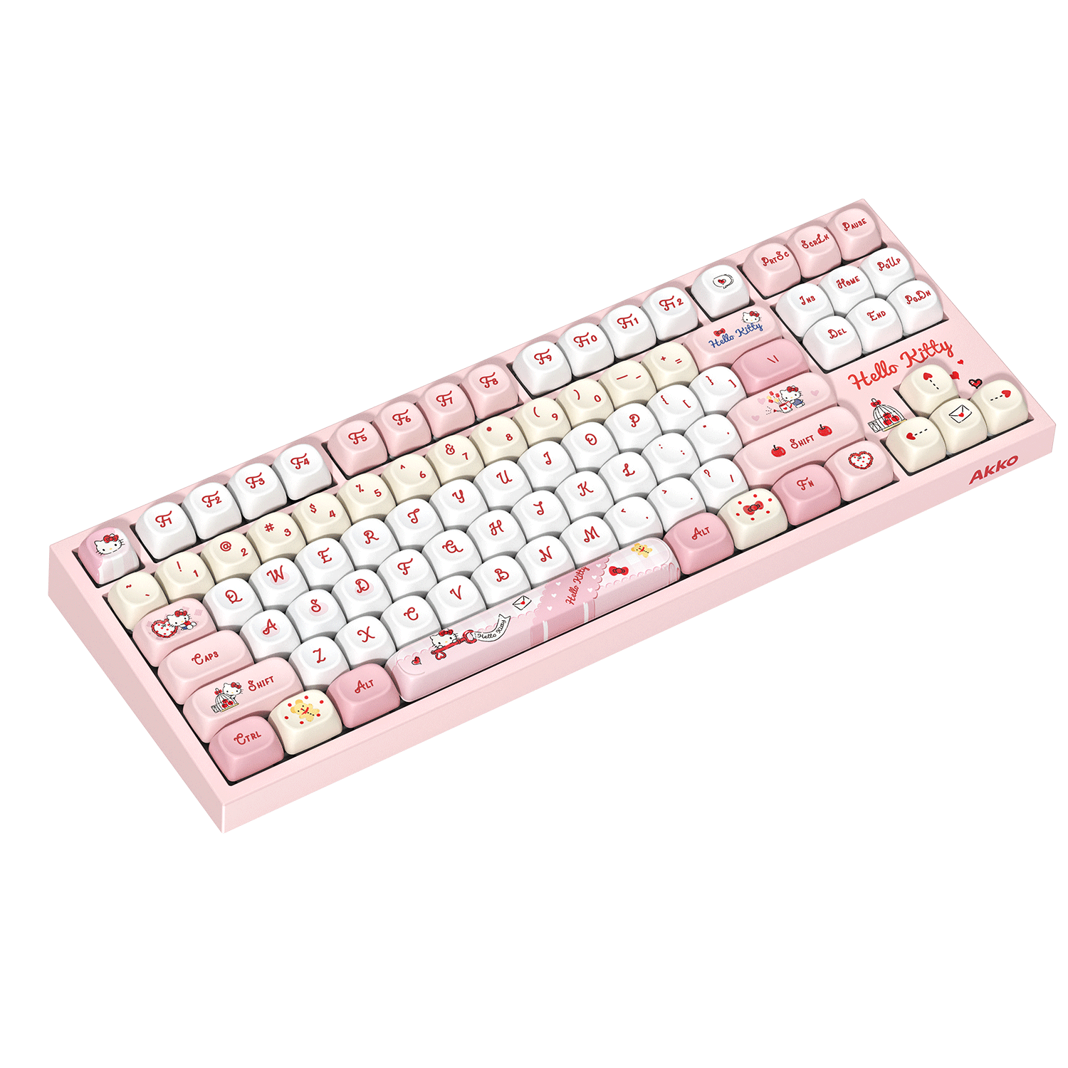 Akko Hello Kitty 5087 V5 Keyboard Left Side