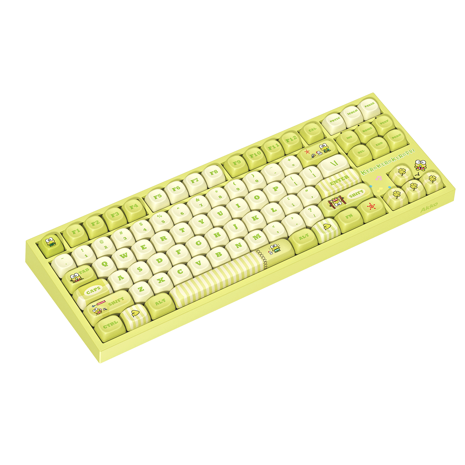 Akko KeroKero Keroppi 5087 V5 Keyboard Left Side