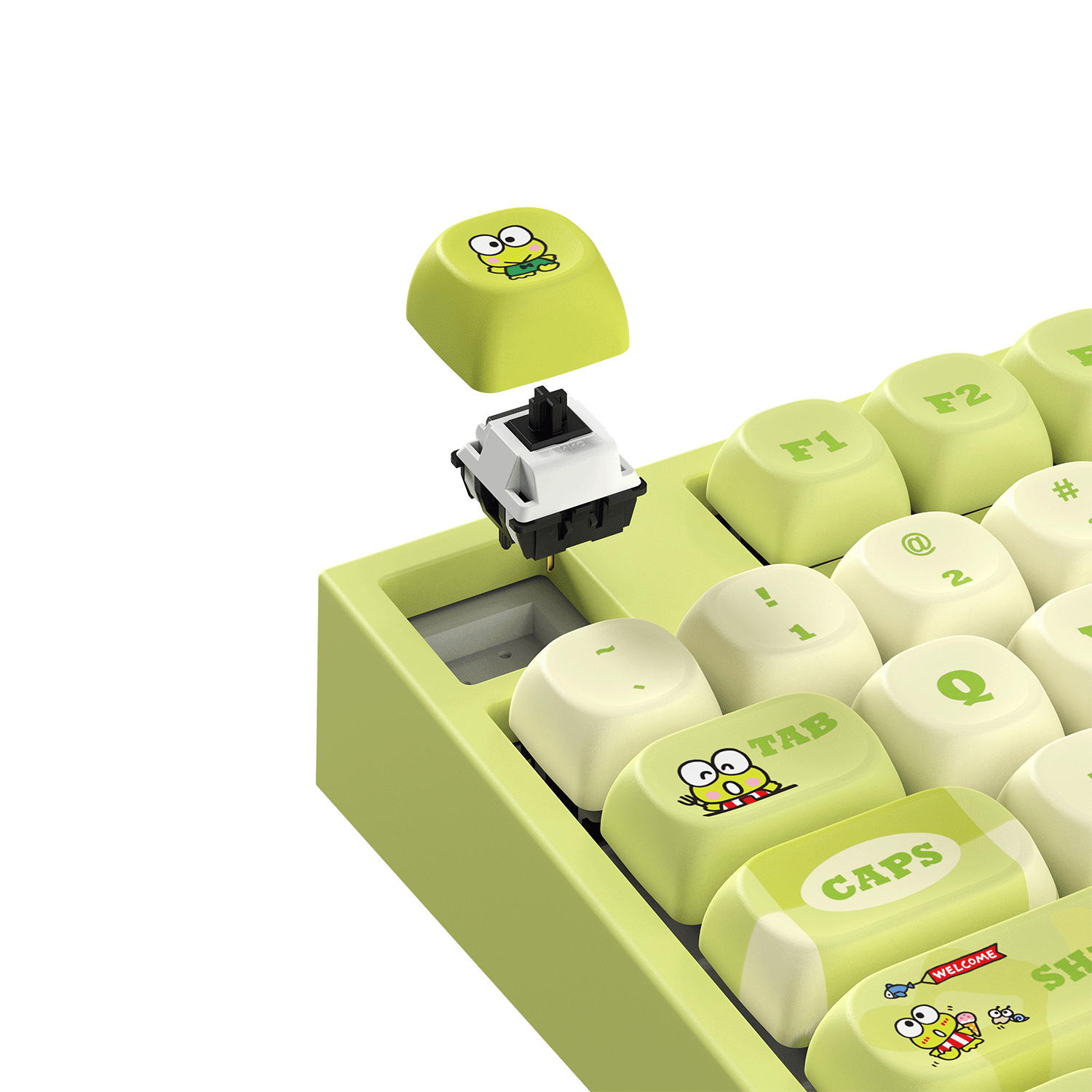 Akko KeroKero Keroppi 5108 V5 Mechanical Keyboard Hot Swappable