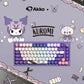 Akko Kuromi 5075 V5 Mechanical Keyboard with Kuromi Background