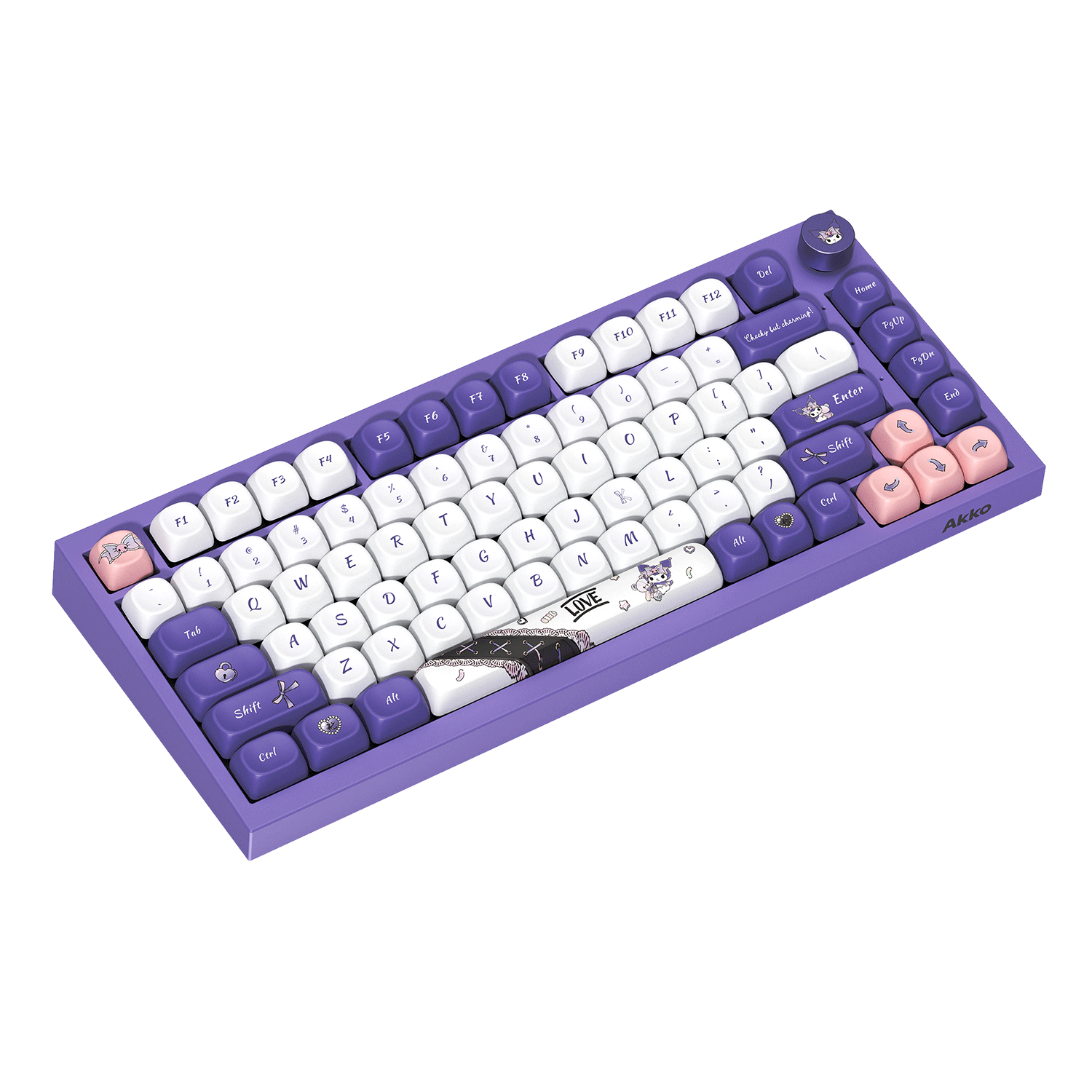 Akko Kuromi 5075 V5 Mechanical Keyboard Left Side