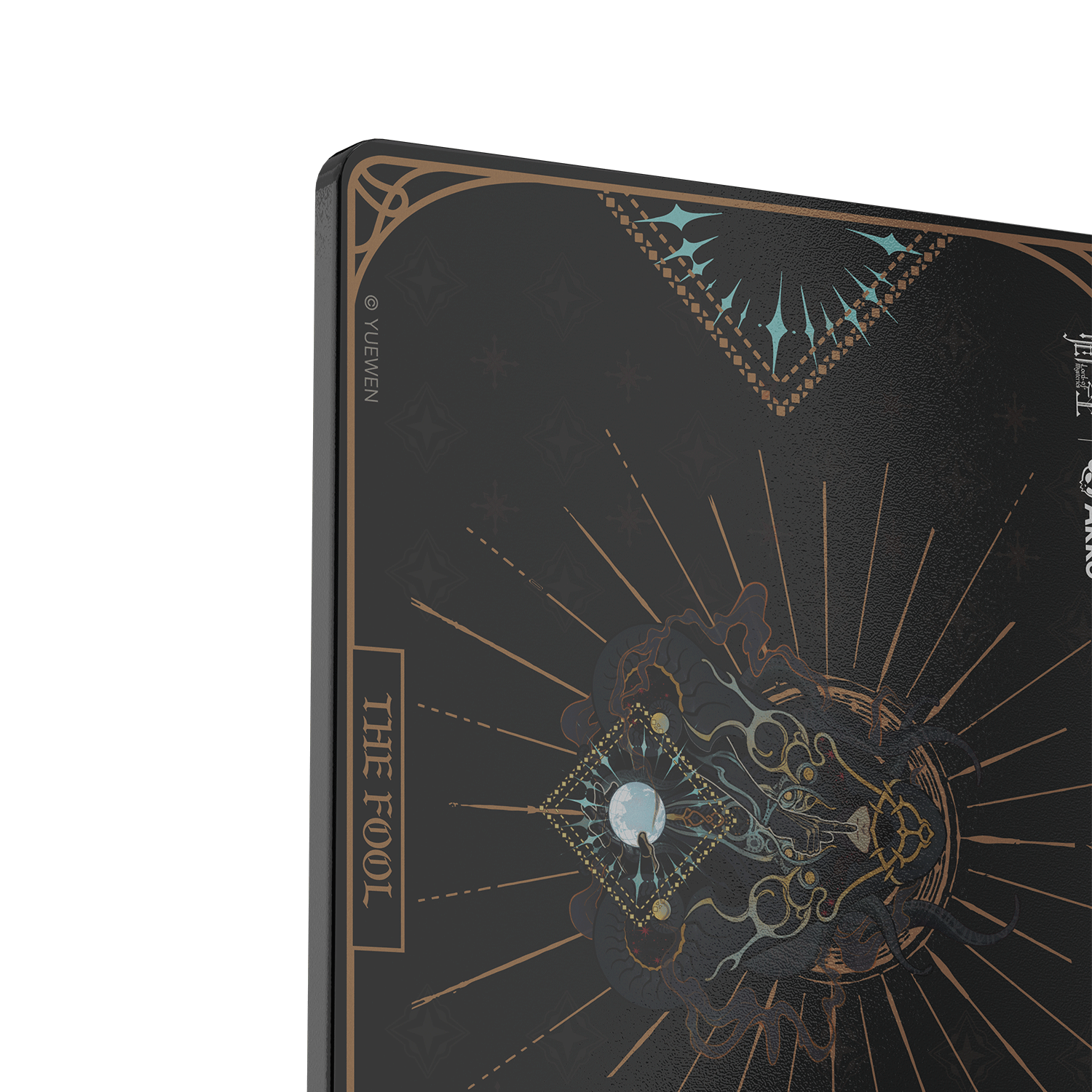 Lord of the Mysteries Glass Gaming Mouse Pad Edge Details