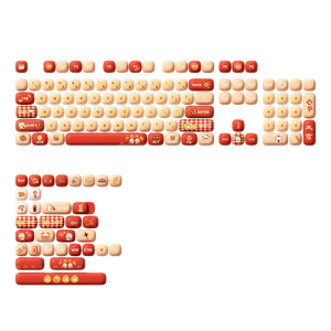 Lucky Tangerine Tastenkappen Set (137-Tasten)