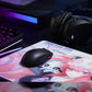 Akko Lulu Liu Glass Gaming Mouse Pad and Mouse