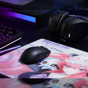Akko Lulu Liu Glass Gaming Mouse Pad and Mouse