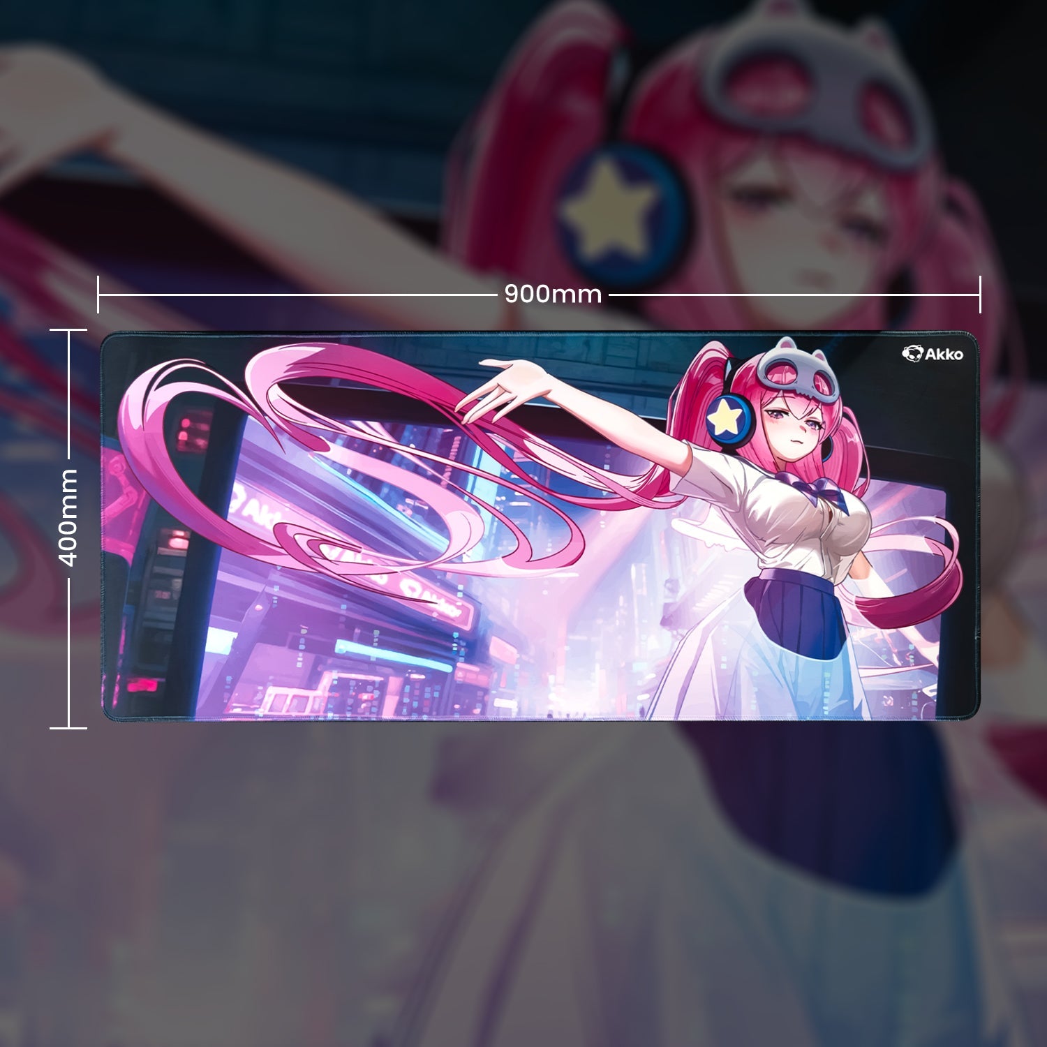 Akko lulu Liu Mouse Pad Size