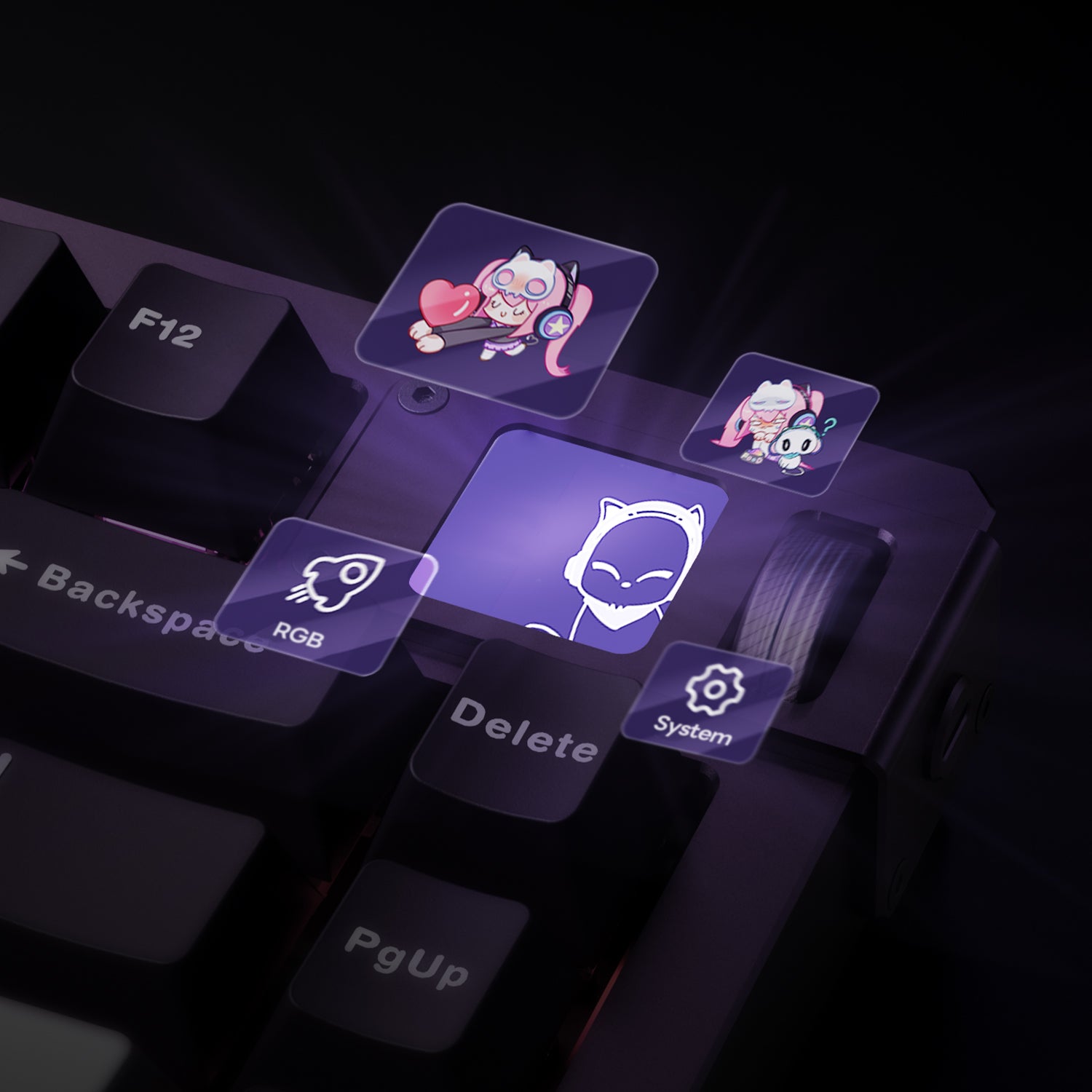 Akko MOD 007B V5 HE Magnetic Keyboard Display Screen