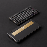 Akko MOD 007B Black Silver HE ISO Magnetic Keyboard Front Back Details