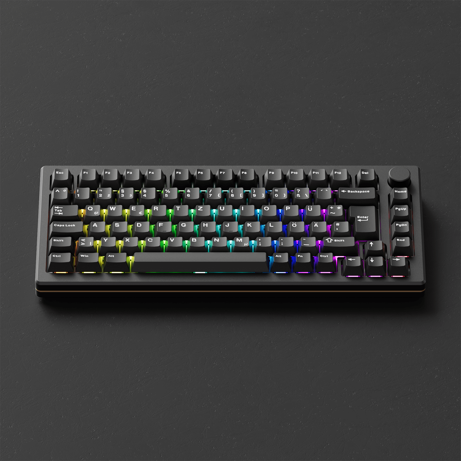 Akko MOD 007B Black Silver HE ISO Magnetic Keyboard RGB Details