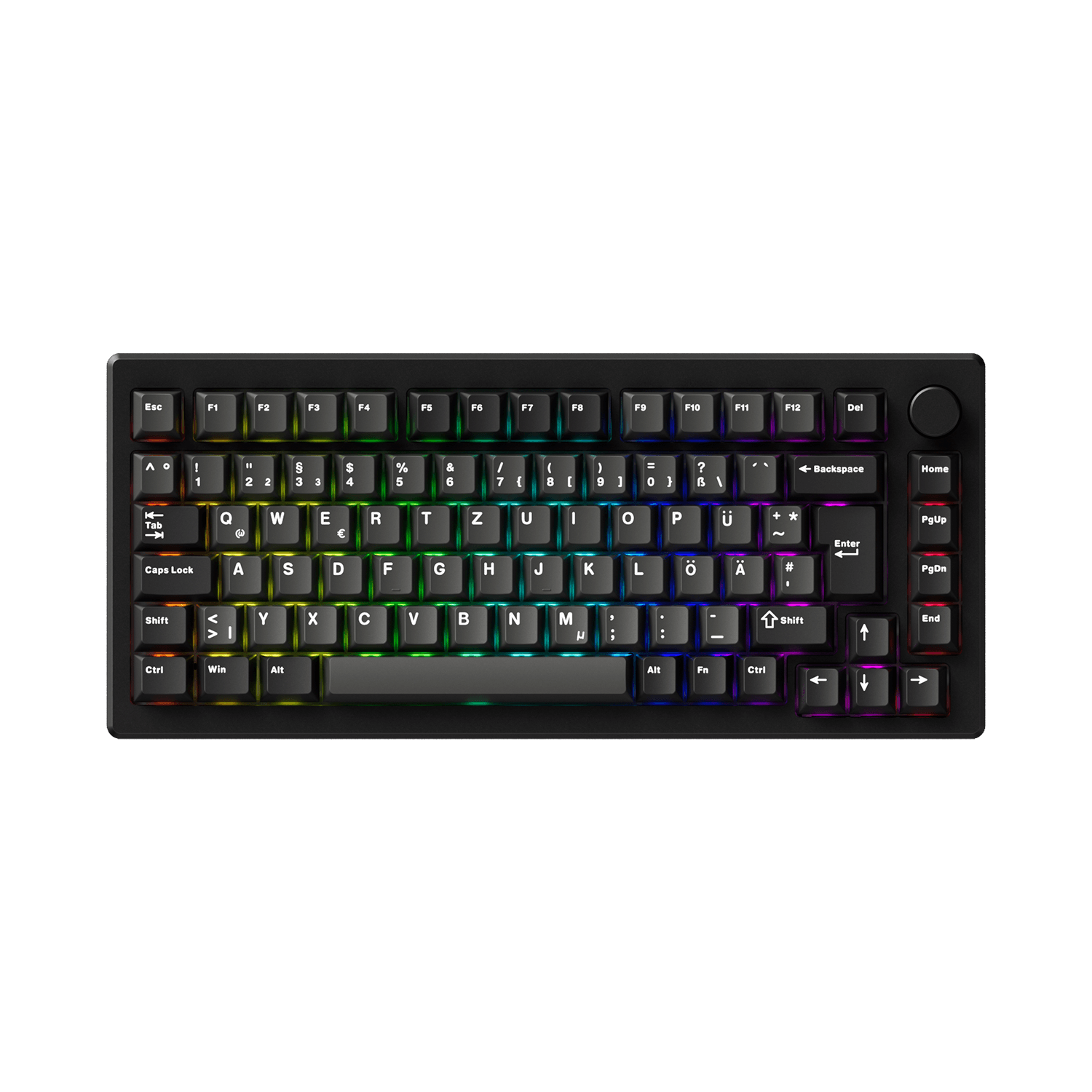 Akko MOD 007B Black Silver HE ISO Magnetic Keyboard RGB