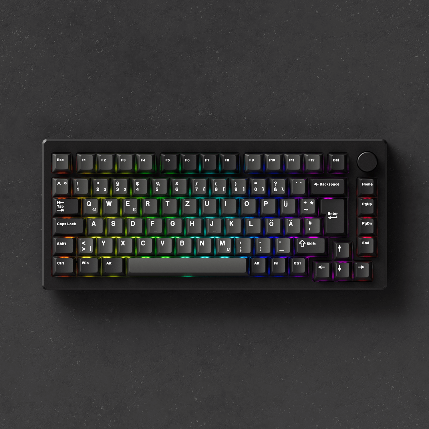 Akko MOD 007B Black Silver HE ISO Magnetic Keyboard