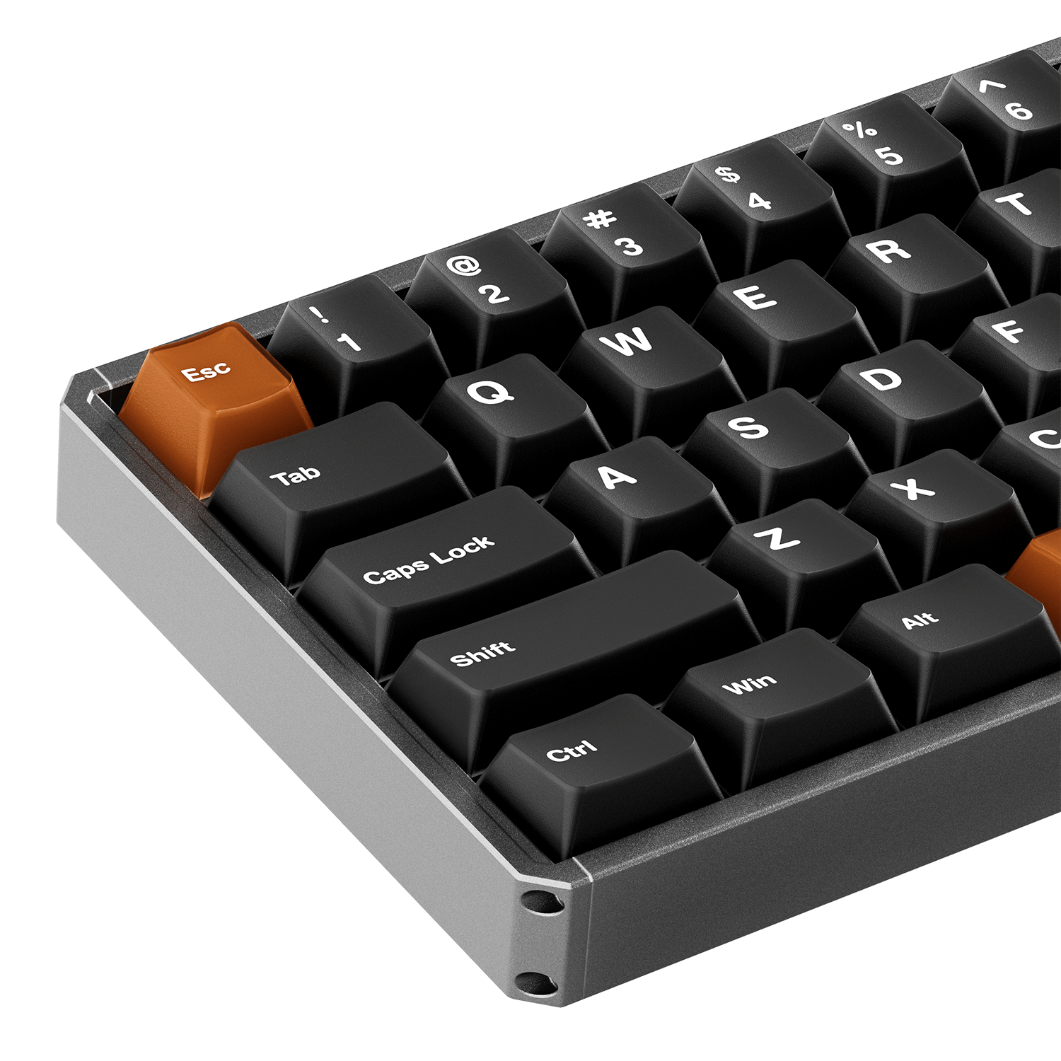 Akko MOD68 HE Magnetic Keyboard Black Tea Left Details