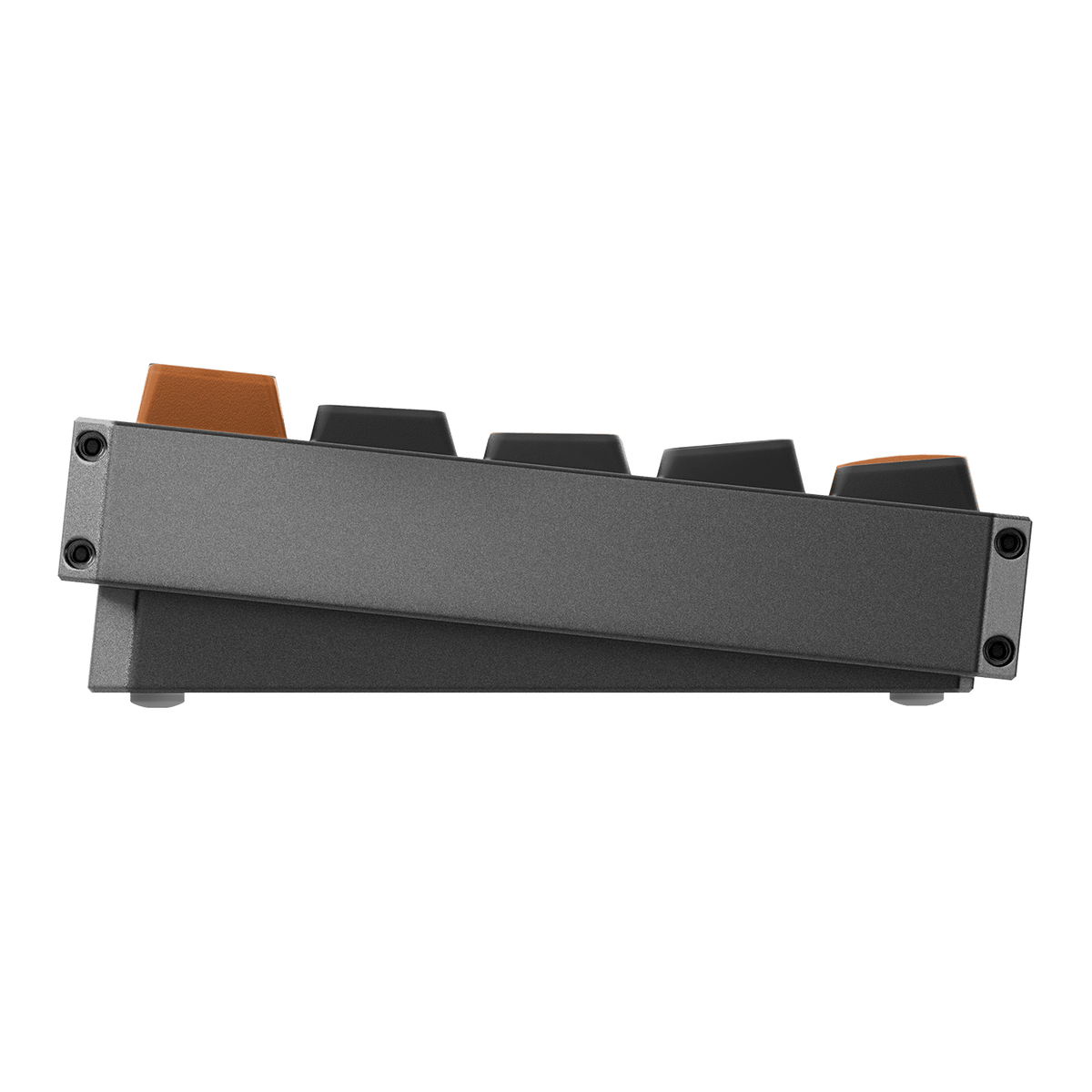 Akko MOD68 HE Magnetic Keyboard Misty Black Tea Side