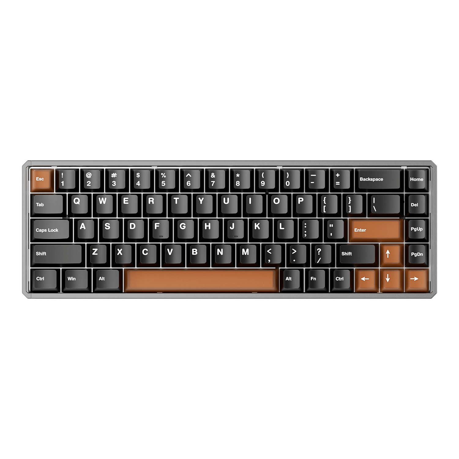 Akko MOD68 HE Magnetic Keyboard Black Tea