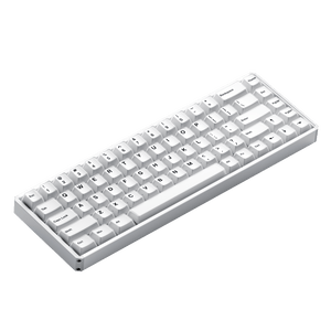 Akko MOD68 HE Magnetic Keyboard Misty White Left
