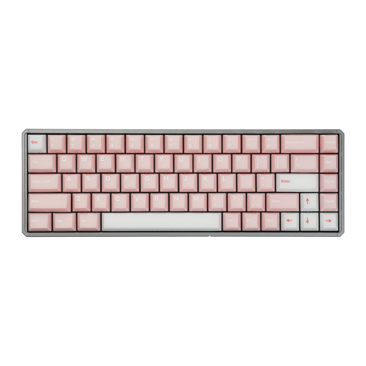 Akko MOD68 HE Magnetic Keyboard Space Misty Pink White