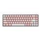 Akko MOD68 HE Magnetic Keyboard Space Misty Pink White
