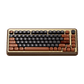 Akko MU02 Wooden Keyboard Details Front Side
