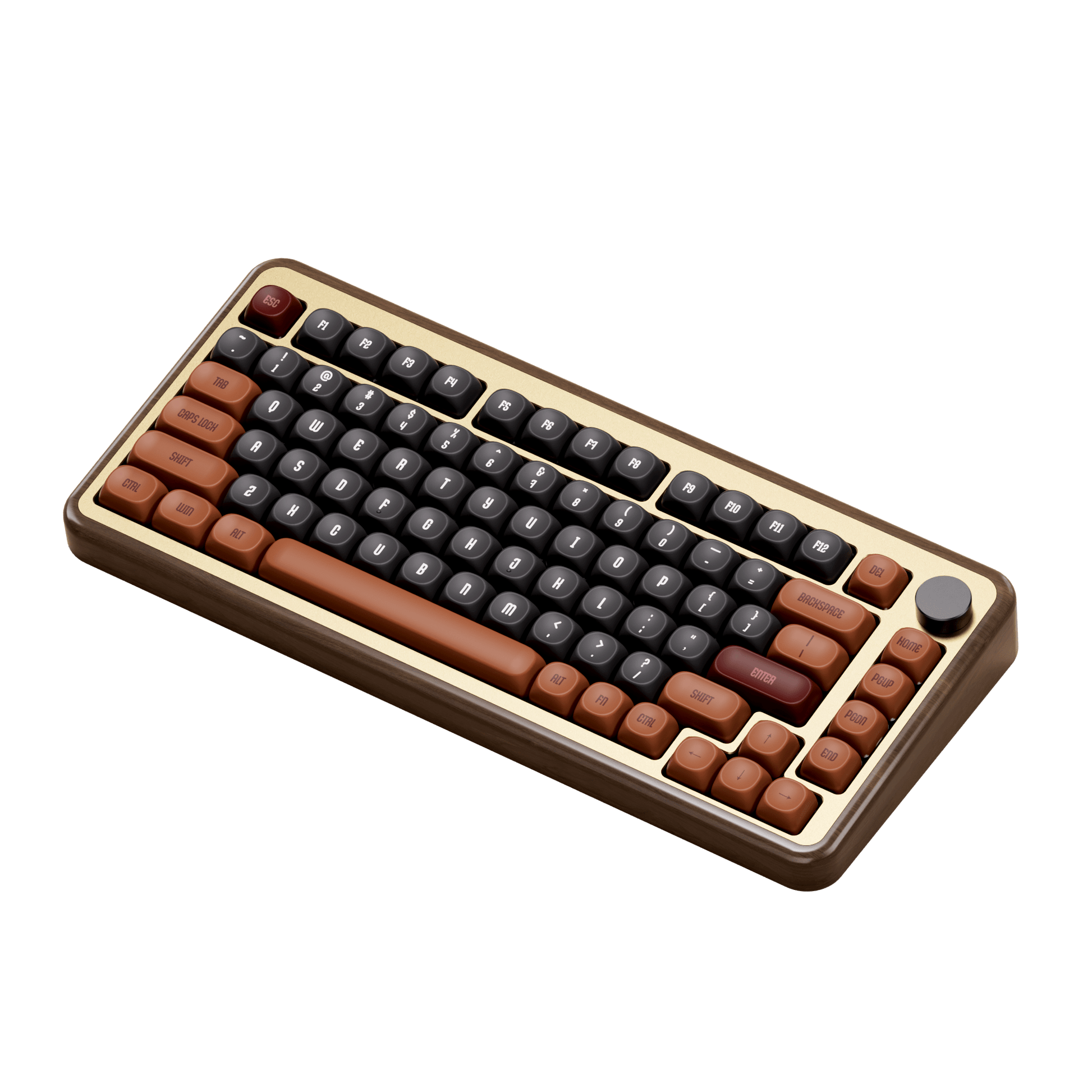 Akko MU02 Wooden Keyboard Details Right Side