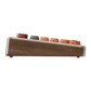 Akko MU02 Wooden Keyboard Left Side Details