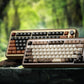 MU02 Autumn Wooden Keyboard