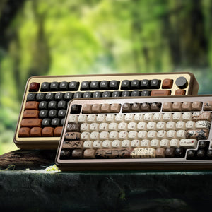 MU02 Autumn Wooden Keyboard