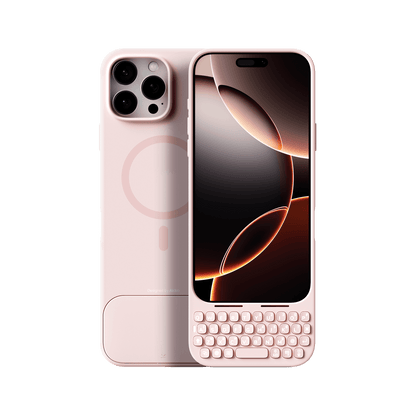 Akko MetaKey Keyboard Case for iPhone 16 Pink