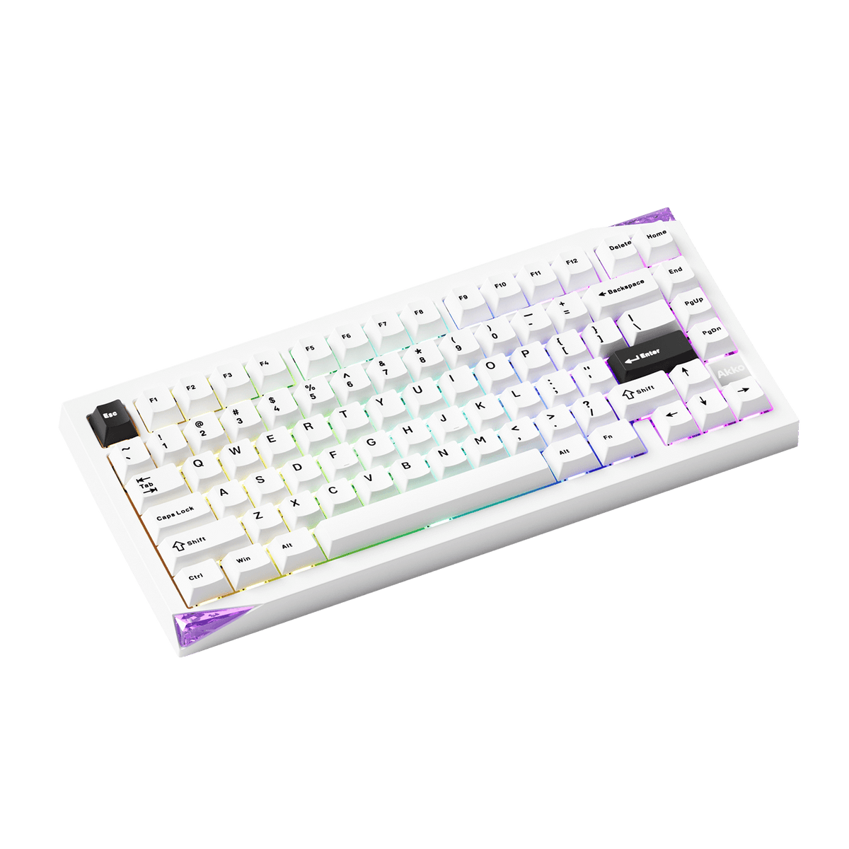 Akko Mineral 01 VIA Fully Assembled White Left Side